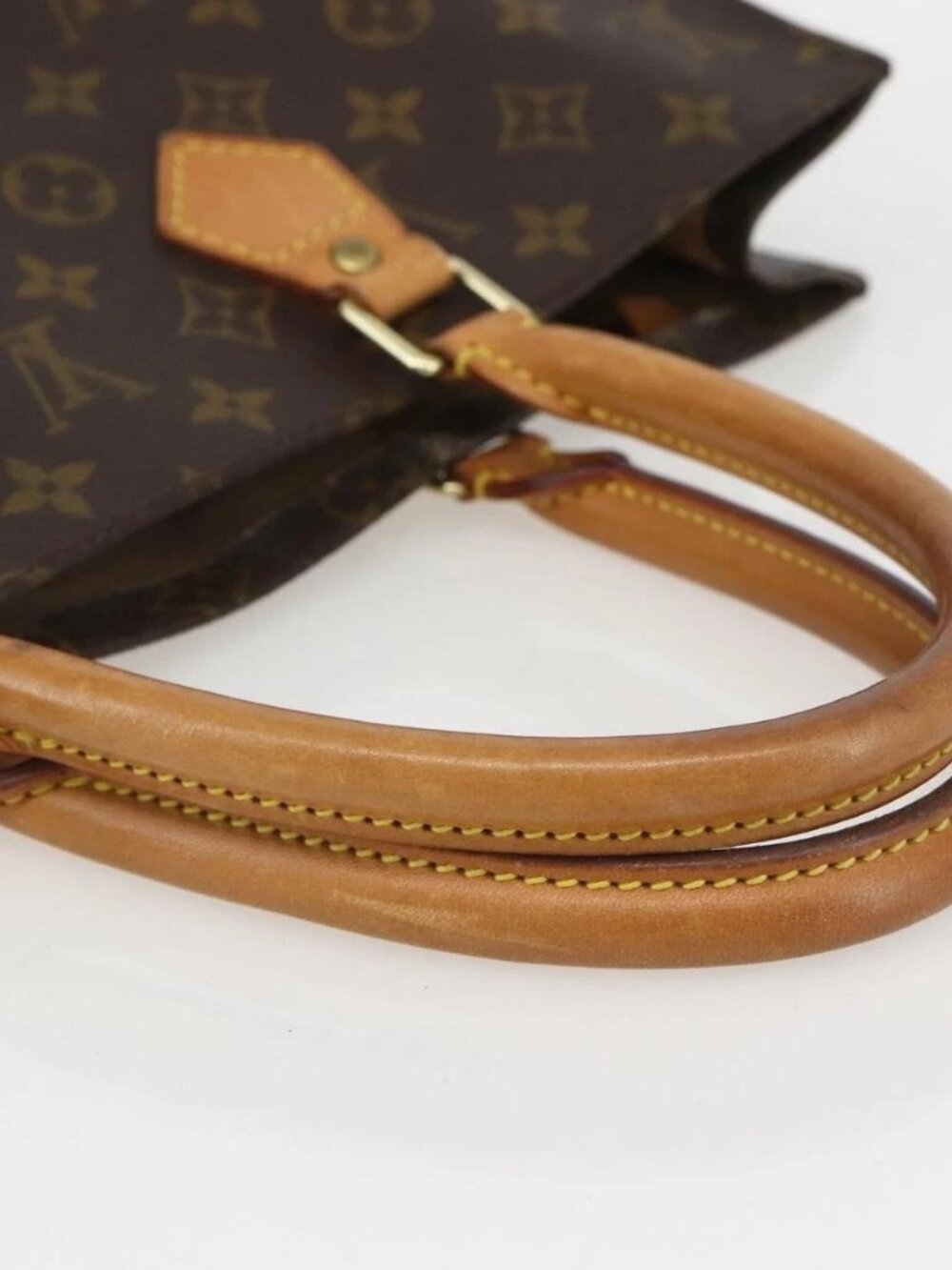 LOUIS VUITTON Monogram Sac Plat Hand Bag M51140 LV Auth am10353 - Picture 8 of 16